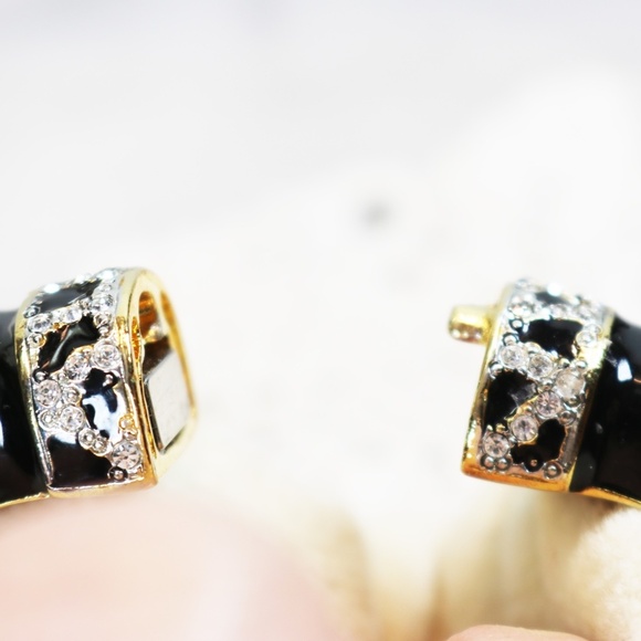 ⚜️ Exquisite Rare Vintage Kenneth Lane Crystal Leopard Bracelet - Picture 8 of 13